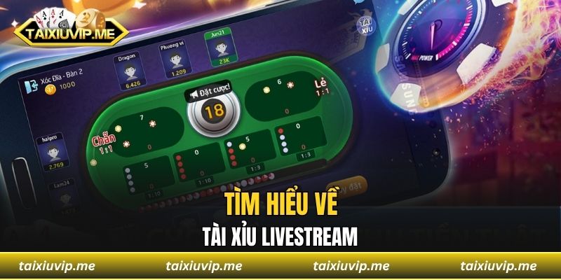 Tài Xỉu Livestream - Cá Cược Thời Gian Thực Hấp Dẫn Tìm hiểu về tài xỉu livestream